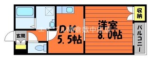 フォーバスⅡの物件間取画像